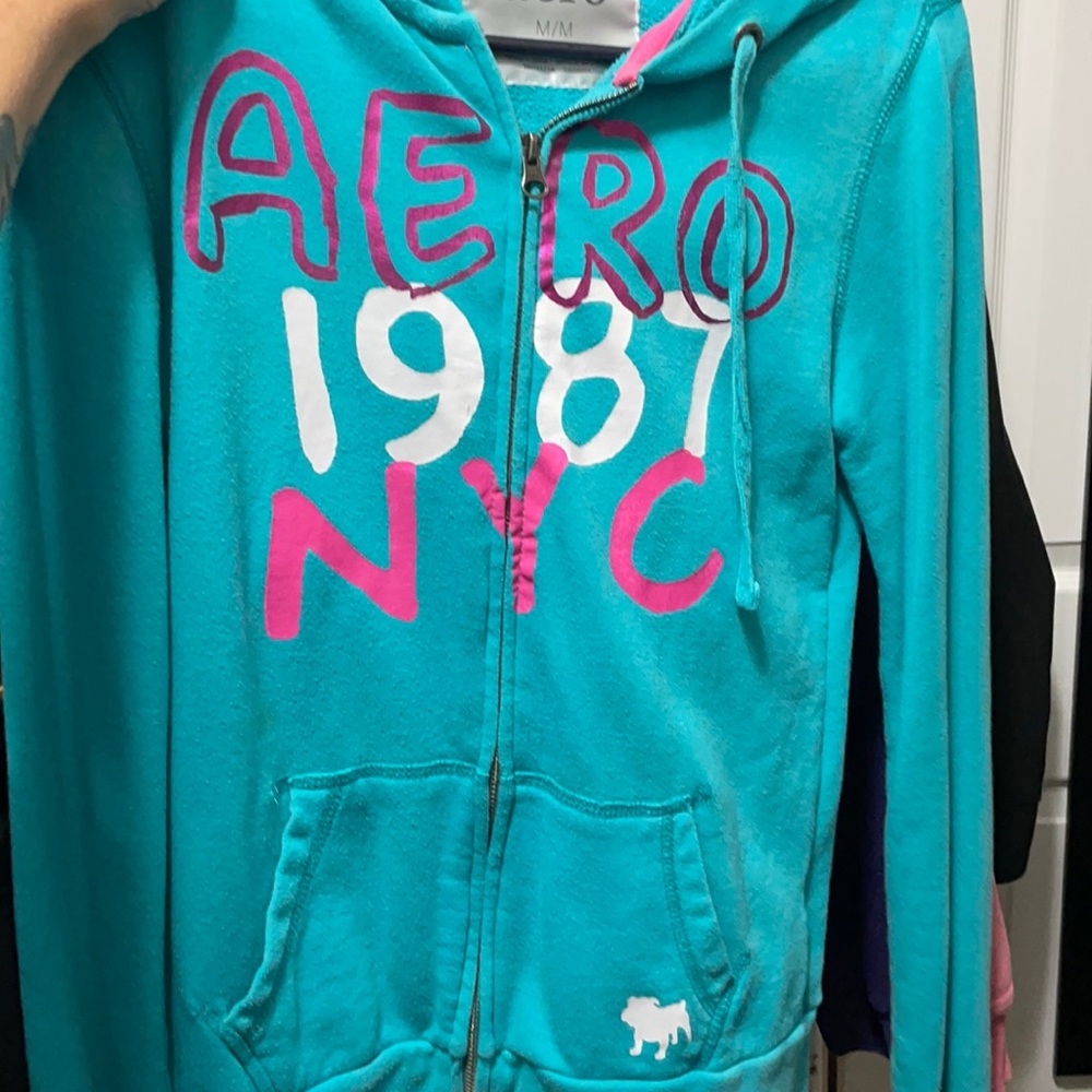 Aeropostale zip up hoodie size medium